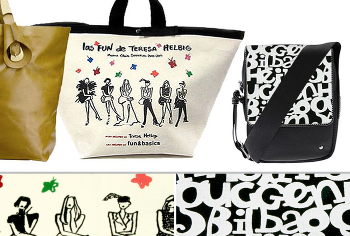 Tasas y bolsos de diseño