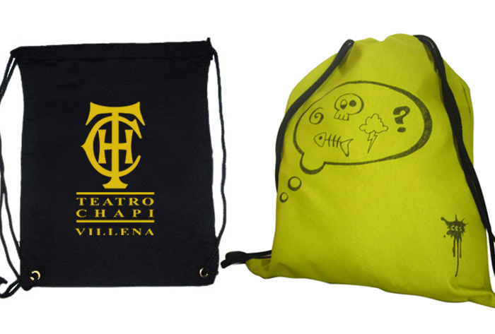 Bolsas de tela de colores